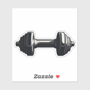 Dumbbell Stickers for Gym Enthusiasts