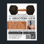 Dumbbell Weight, Personal trainer, Gym Advertising Flyer<br><div class="desc">Dumbbell Weight,  Personal trainer,  Gym Advertising Flyers By The Business Card Store.</div>