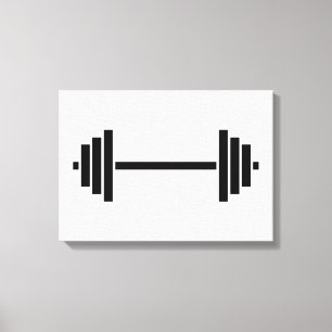 Dumbbells Canvas Print