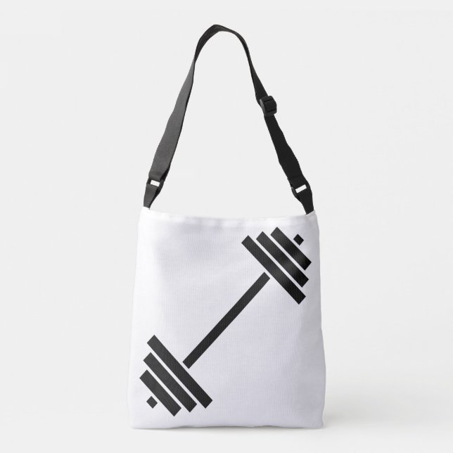 Dumbbells Crossbody Bag (Back)