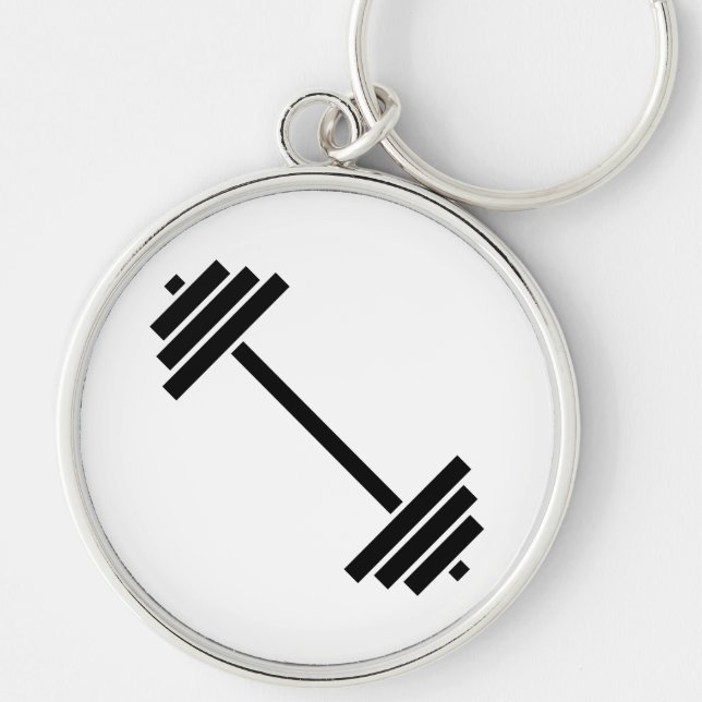 Dumbbells Key Ring (Front)