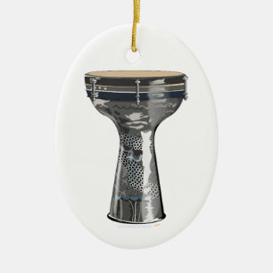 Dumbek Doumbek Darbuka Darabuka Drum  Custom Ceramic Tree Decoration