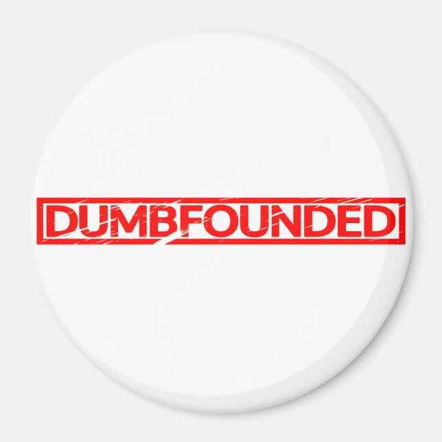Dumbfounded Stamp Magnet (Front)