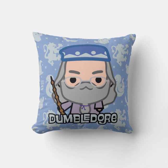 Dumbledore Cartoon Character Art Cushion (Front)