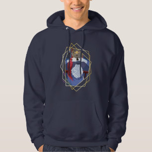 Dumbledore & Fawkes on Balcony Hoodie