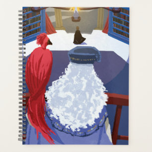 Dumbledore & Fawkes on Balcony Planner