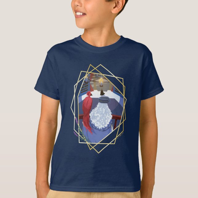 Dumbledore & Fawkes on Balcony T-Shirt (Front)