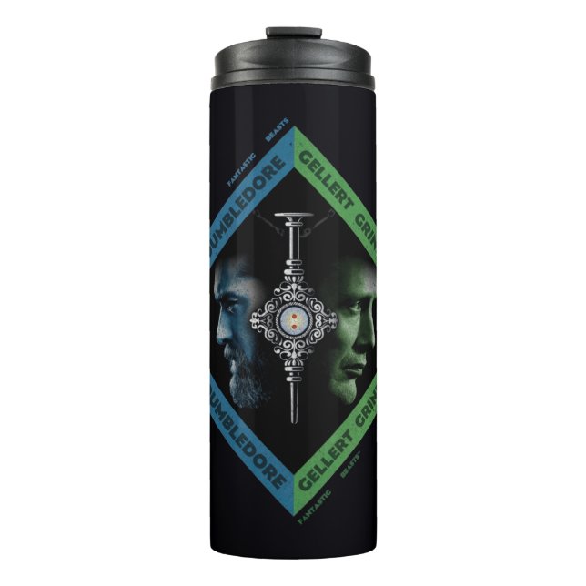 Dumbledore & Grindlewald Blood Troth Graphic Thermal Tumbler (Front)