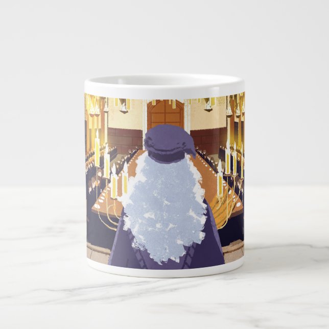 Dumbledore Speaking in the Hogwarts Great Hall Large Coffee Mug (Front)