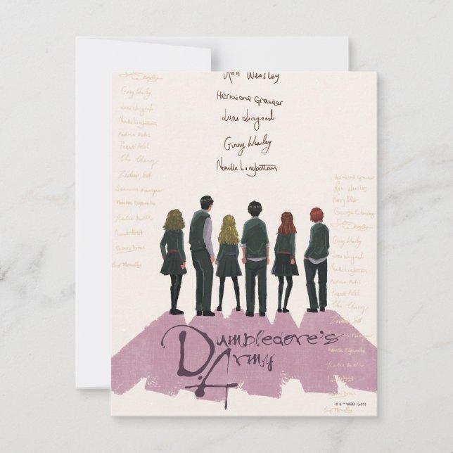Dumbledore's Army Illustration Card (Front)