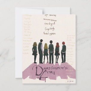 Dumbledore's Army Illustration Card