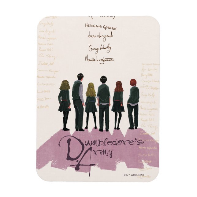 Dumbledore's Army Illustration Magnet (Vertical)