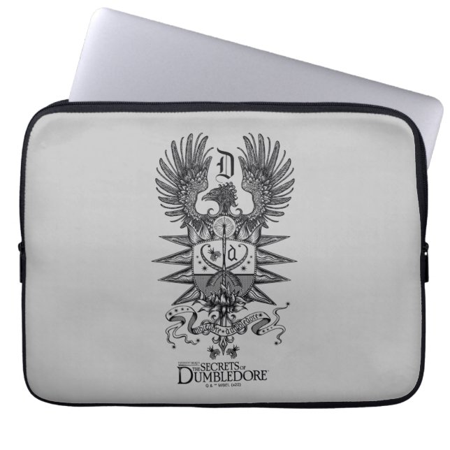 Dumbledore's Crest Laptop Sleeve (Front)