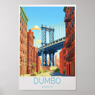 Dumbo Travel Poster Dumbo New York Wall