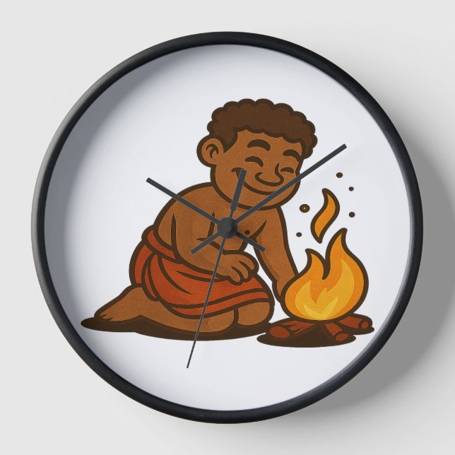 Dumi Fire Keeper Clock (Front)