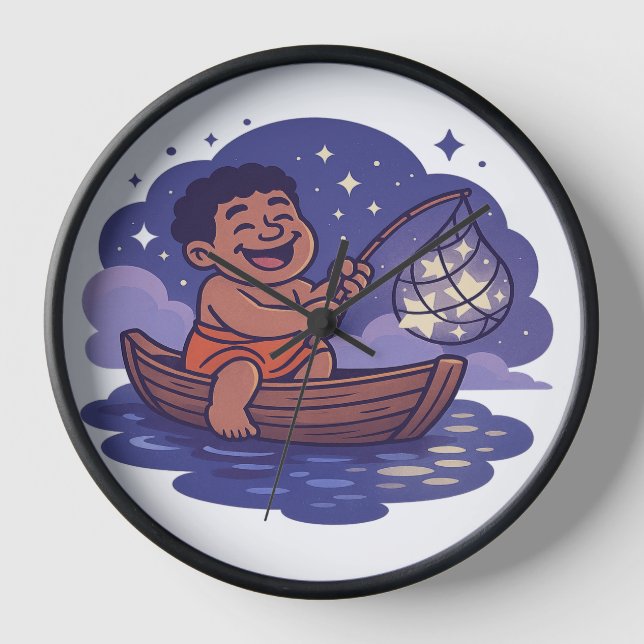 Dumi Fisher of Stars Clock (Front)