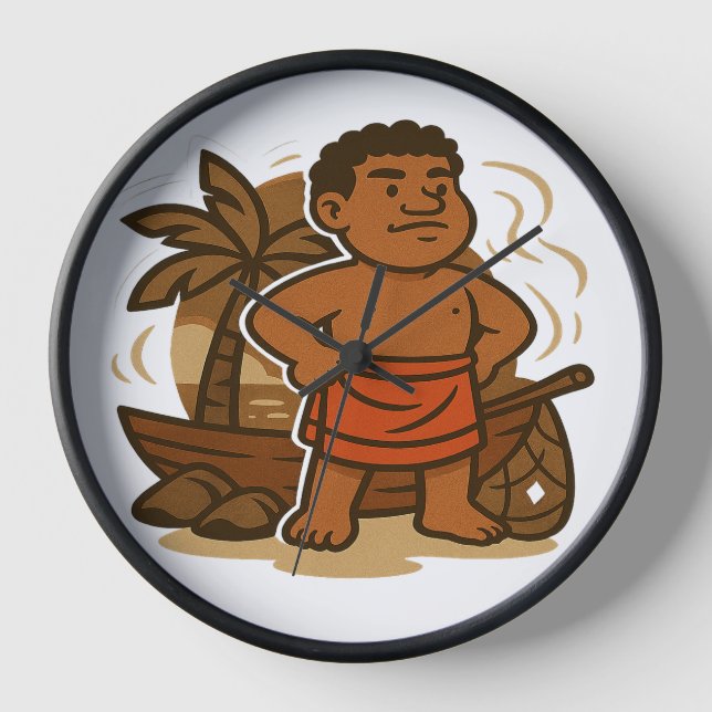 Dumi Island Guardian Clock (Front)