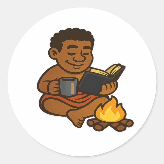 Dumi’s Storyteller Classic Round Sticker (Front)