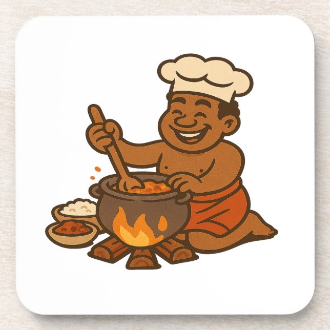 Dumi Village Chef Coaster (Front)
