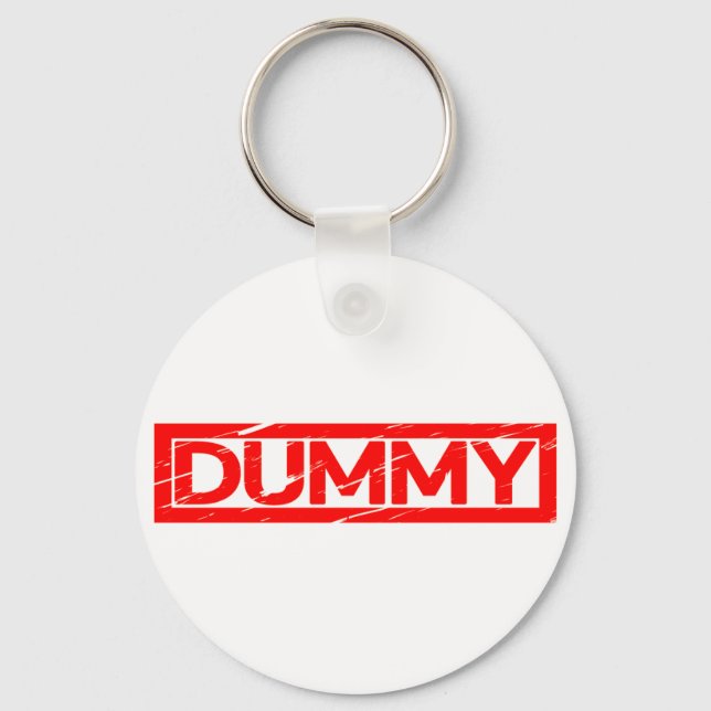 Dummy Stamp Key Ring (Front)