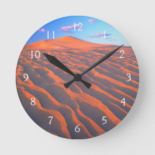 Dumont Dunes, Sand Dunes and Clouds Round Clock