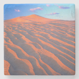 Dumont Dunes, Sand Dunes and Clouds Stone Coaster