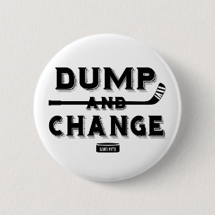 Dump and Change Hockey Infant 6 Cm Round Badge