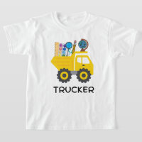 Dump Construction Truck T-Shirt, Truck Graphic