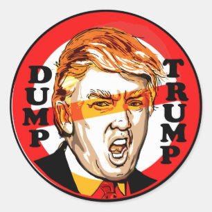Dump Donald Trump 2016 Classic Round Sticker