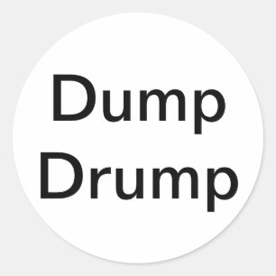 Dump Drump Comic Splash-Art Hankamer Artjunkhaus   Classic Round Sticker