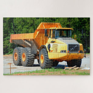 Dump Truck background Jigsaw Puzzle
