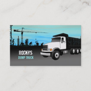 Dump Truck Business Cards