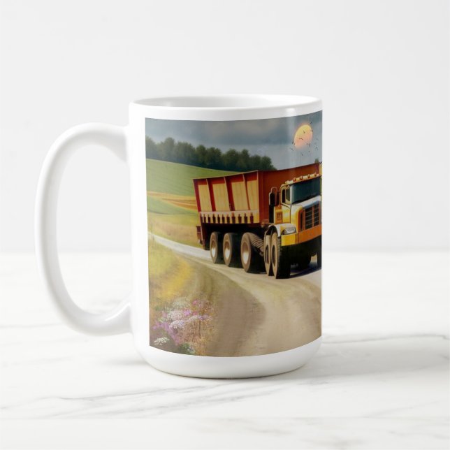  Dump Truck Coffee Mug (Left)
