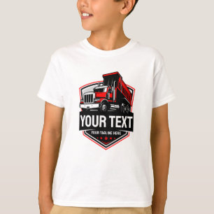 Dump Truck Construction Heavy Equipment Work Truck T-Shirt