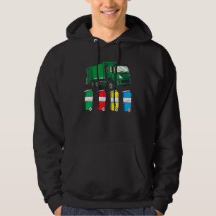 Dump Truck Driver Waste Management Recycling Garba Hoodie