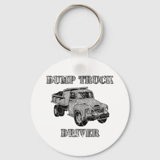 Dump Truck Drivers Key Ring
