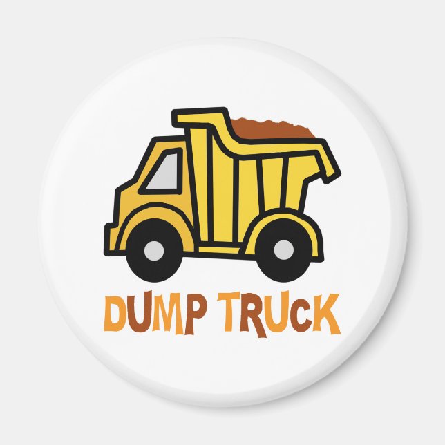 Dump Truck Magnet (Front)