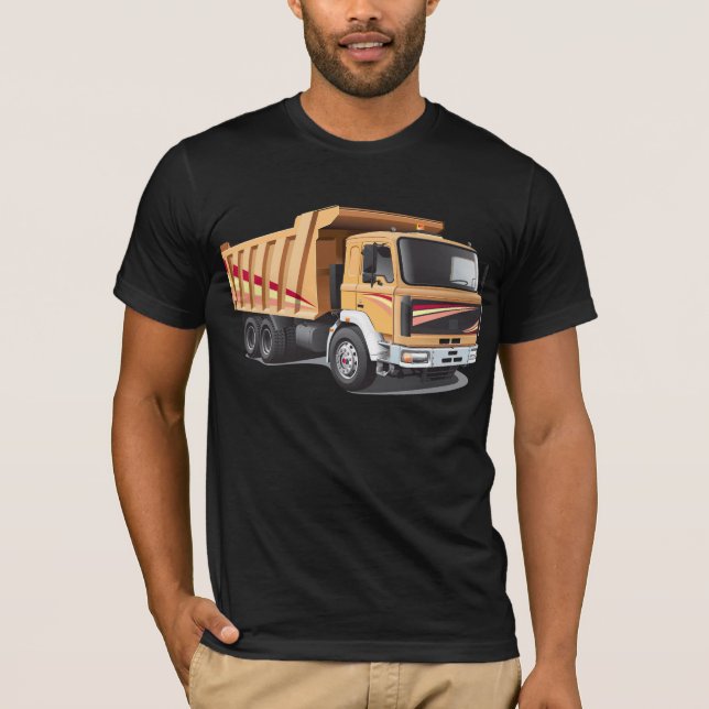Dump Truck Mens T-Shirt (Front)
