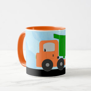 Dump Truck (orange) Mug