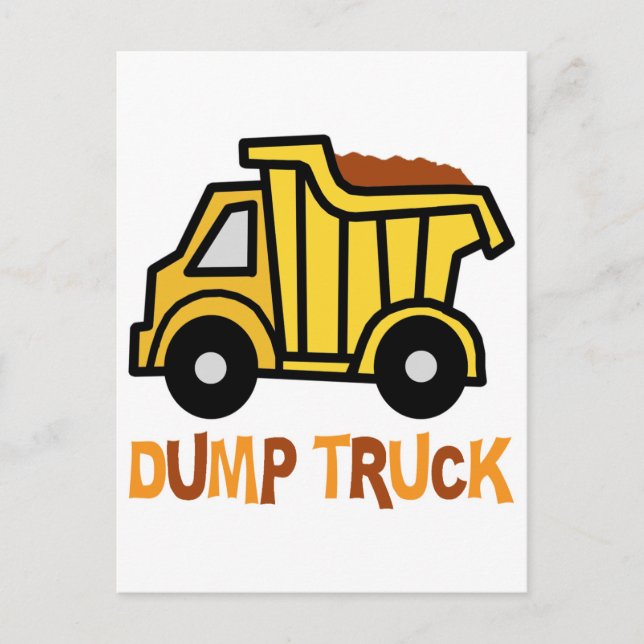 Dump Truck Postcard (Front)