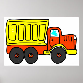 Dump Truck Poster