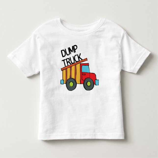 Dump Truck Toddler T-Shirt (Front)