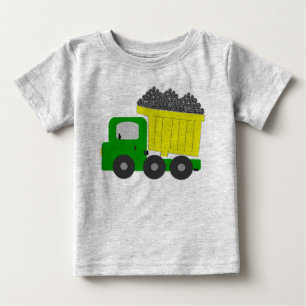 Dump Truck (yellow) Baby T-Shirt