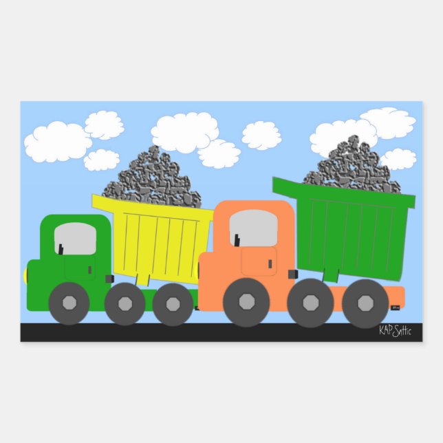 Dump Trucks Sticker (Front)
