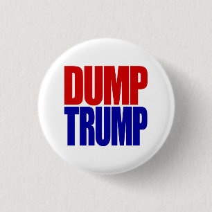“DUMP TRUMP” 1.25-inch 3 Cm Round Badge