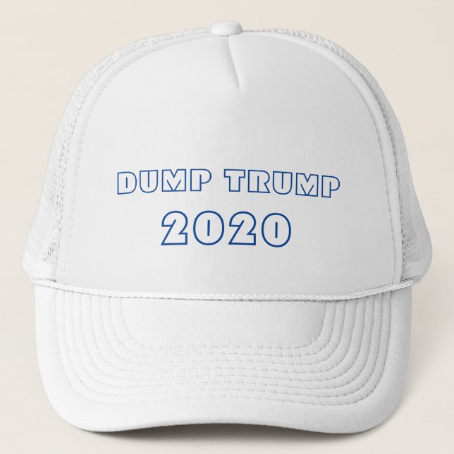 DUMP TRUMP 2020 TRUCKER HAT (Front)