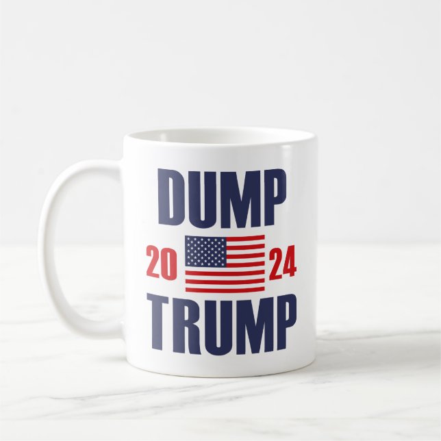 Dump Trump 2024 Coffee Mug (Left)
