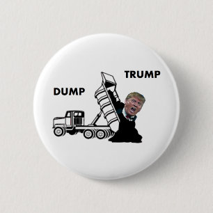 Dump Trump 6 Cm Round Badge