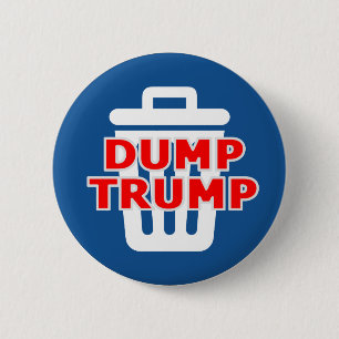 Dump Trump 6 Cm Round Badge