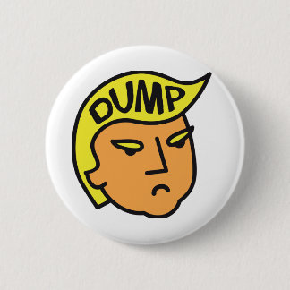 Dump Trump 6 Cm Round Badge